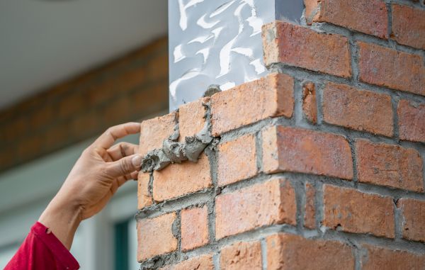 Brick Pillar Repair in Wylie