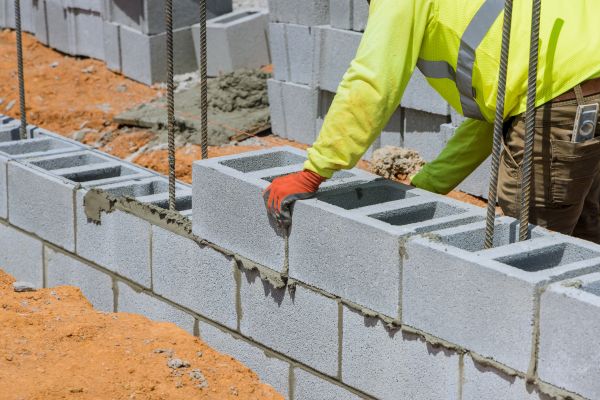Concrete Blocks Installation in Wylie