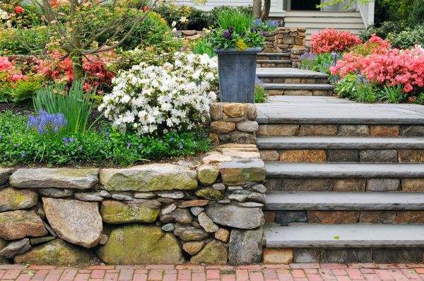 Stone Stairs Repair in Wylie