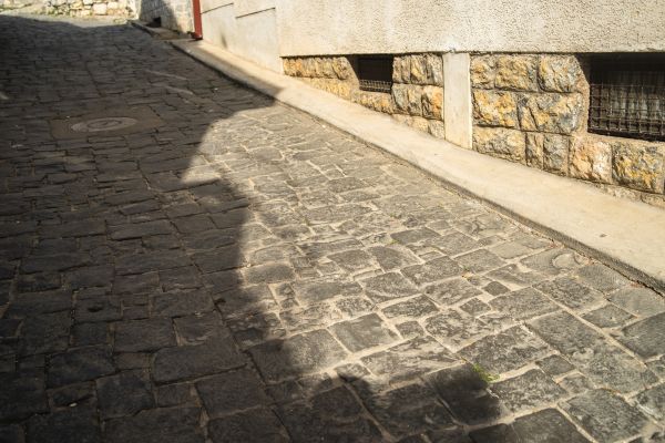 Stone Sidewalk Repair in Wylie